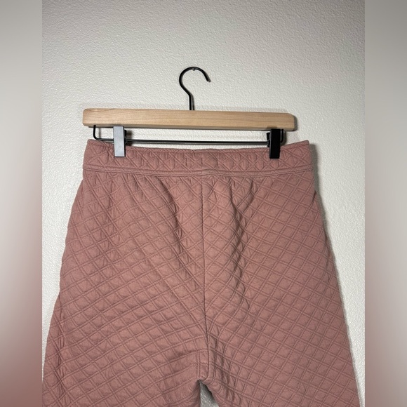 Madewell Re(Sourced) Quilted Jogger Sweatpants Medium Faded Mauve C2 - Picture 7 of 11
